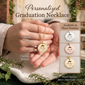 Personalized Graduation Necklace-Gift For Graduates