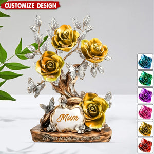 Flowers For Mom - Personalized Mother Custom Shaped Acrylic Plaque