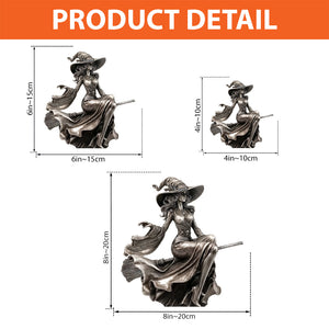 Graceful Witch - Personalized Witch Custom Shaped Acrylic Plaque