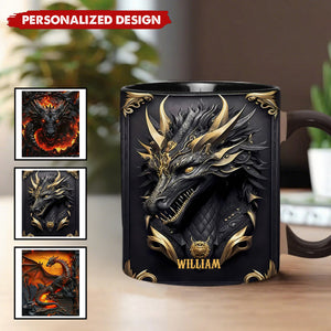 Love Dragons - Personalized Dragon Accent Mug