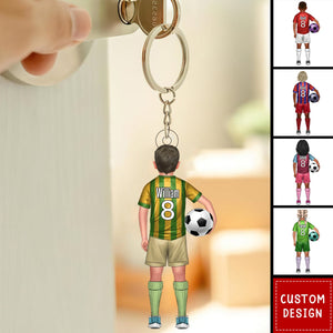 Football Little Kids - Personalized Acrylic Keychain