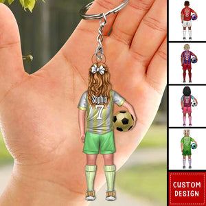 Football Little Kids - Personalized Acrylic Keychain