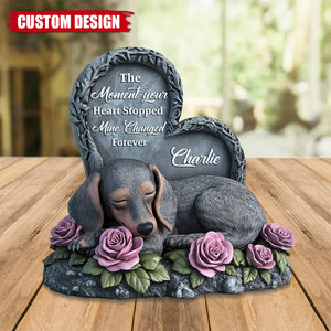 Forever In My Heart - Personalized Dog Custom Shaped Acrylic Plaque