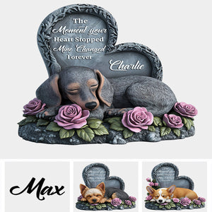 Forever In My Heart - Personalized Dog Custom Shaped Acrylic Plaque