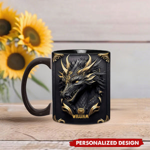 Love Dragons - Personalized Dragon Accent Mug