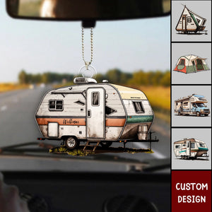 Personalized Acrylic Hanging Ornament For Camping Lovers