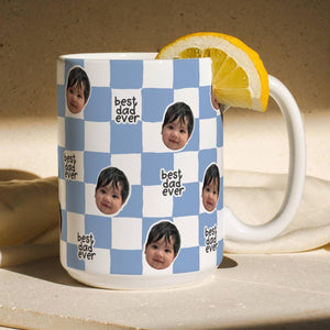 Personalized Best Dad Ever Retro Mug - Gift For New Dads & Father’s Day