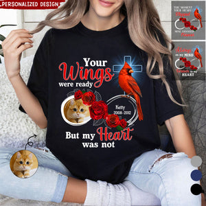 Memorial Upload Photo In Loving Memory Personalized T-Shirt