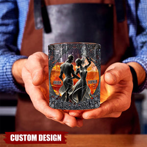 You & Me - Personalized Couple Whiskey Glass