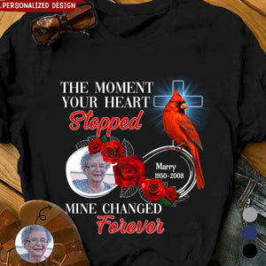 Memorial Upload Photo In Loving Memory Personalized T-Shirt