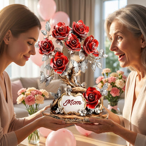 Personalized Floral Mother's Day Acrylic Plaque