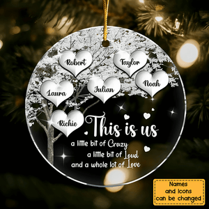 Personalized Custom Ornament - Acrylic Custom Shaped - Christmas Gift For Family