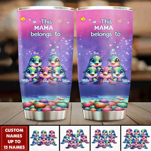 This Grandma belongs to Colorful Turtle Personalized Tumbler