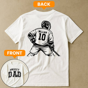 Hockey Dad, Daddy, Grandpa - Personalized Shirt, Father's Day Gifts