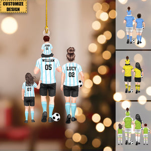 Personalized Soccer Family Ornament - Gift For Soccer Lover