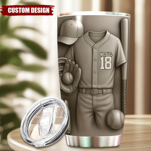 Baseball Is More Than A Game - Personalized Baseball Tumbler