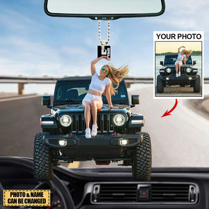 Personalized Acrylic Off-road Car Hanging Ornament - Gift For Off-Road Lovers - Custom Your Photo