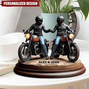 Biker Brothers/Dad&Kids-Personalized Acrylic Plaque