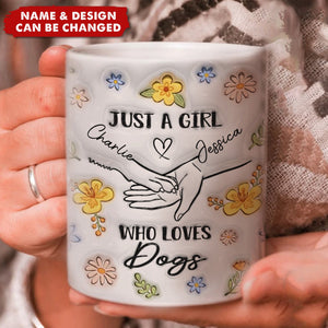 Just A Girl Who Loves Dog Personalized Mug