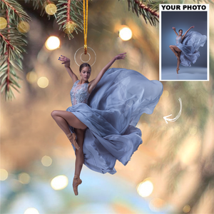 Personalized Ballet/Dancer Upload Photo Christmas Ornament