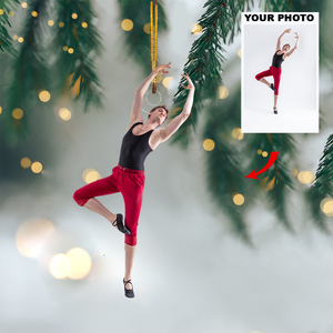 Personalized Ballet/Dancer Upload Photo Christmas Ornament