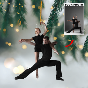 Personalized Ballet/Dancer Upload Photo Christmas Ornament