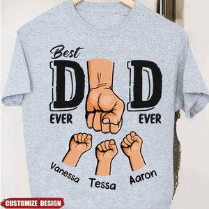 Best Dad Ever - Family Personalized Unisex T-shirt