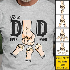 Best Dad Ever - Family Personalized Unisex T-shirt