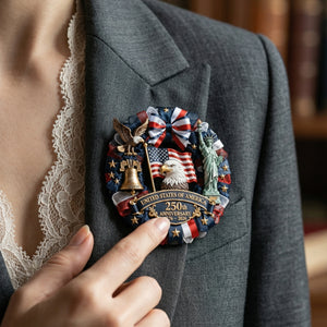 250th Anniversary 1776-2026 Eagle USA Semiquincentennial Patriotic Pin
