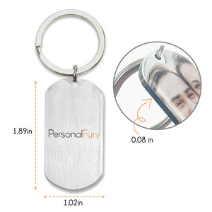 Ride Save - Personalized Photo Keychain - Gift For Couples