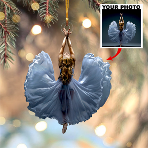 Personalized Ballet/Dancer Upload Photo Christmas Ornament