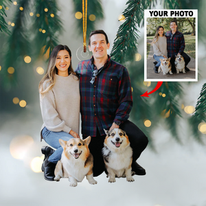 Personalized Pet Upload Photo Christmas Ornament-Gift For Pet Lovers