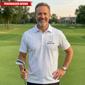 Father's Day Gifts, Best Dad By Par,Best Grandpa By Par-Personalized Polo Shirt