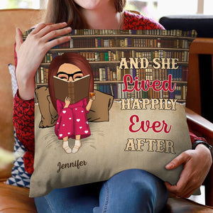Just A Girl Who Loves Books - Personalized Pillow