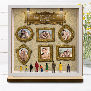 The Moment Your Heart Stopped, Wood Plaque, Gift For Bereaved Family