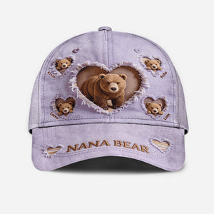 Personalized Mama/Nana Bear Classic Cap