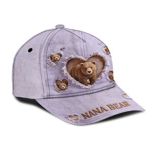 Personalized Mama/Nana Bear Classic Cap