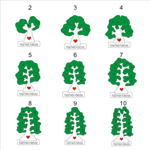 Personalized Family Tree Wooden Art Puzzle, Gift For Family