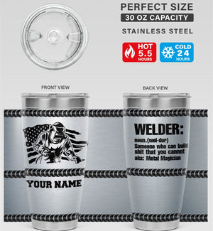 Personalized Custom Welder Tumbler Gift For Welder