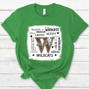 Wildcats Leopard Teacher T-Shirt