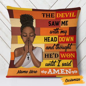 Personalized God BWA Pray Pillow DB241 81O53