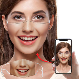 Custom Smiling Mouth Mask - Personalized Mask