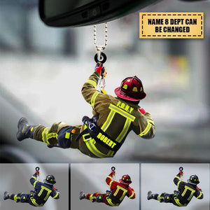 2024 New Release Personalized Firefighter Two Sided hanging Ornament