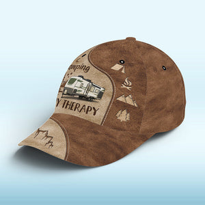 Camp Hair Don't Care - Camping Personalized Custom Hat, All Over Print Classic Cap - Gift For Camping Lovers