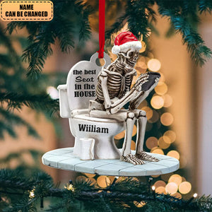 The Best Seat In The House, Personalized Acrylic Christmas Ornament