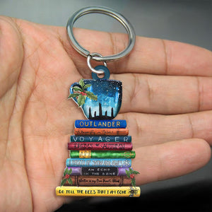 Outlander Novel Go Tell The Bees That I Am Go Flat Acrylic Keychain