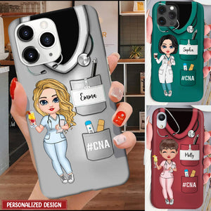 Nurse Life Pretty Doll Nurse Personalized Phone Case