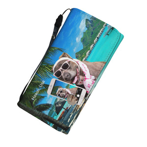 Explore The World With Your Staffordshire Bull Terrier - Women Wallet V1