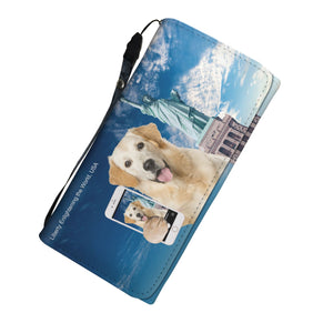Explore The World With Your English Golden Retriever - Women Wallet V5