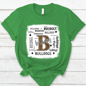 Bulldogs Leopard Teacher T-Shirt